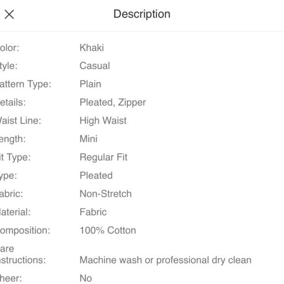 Boxy Pleated Skirt - Picture 7 of 8